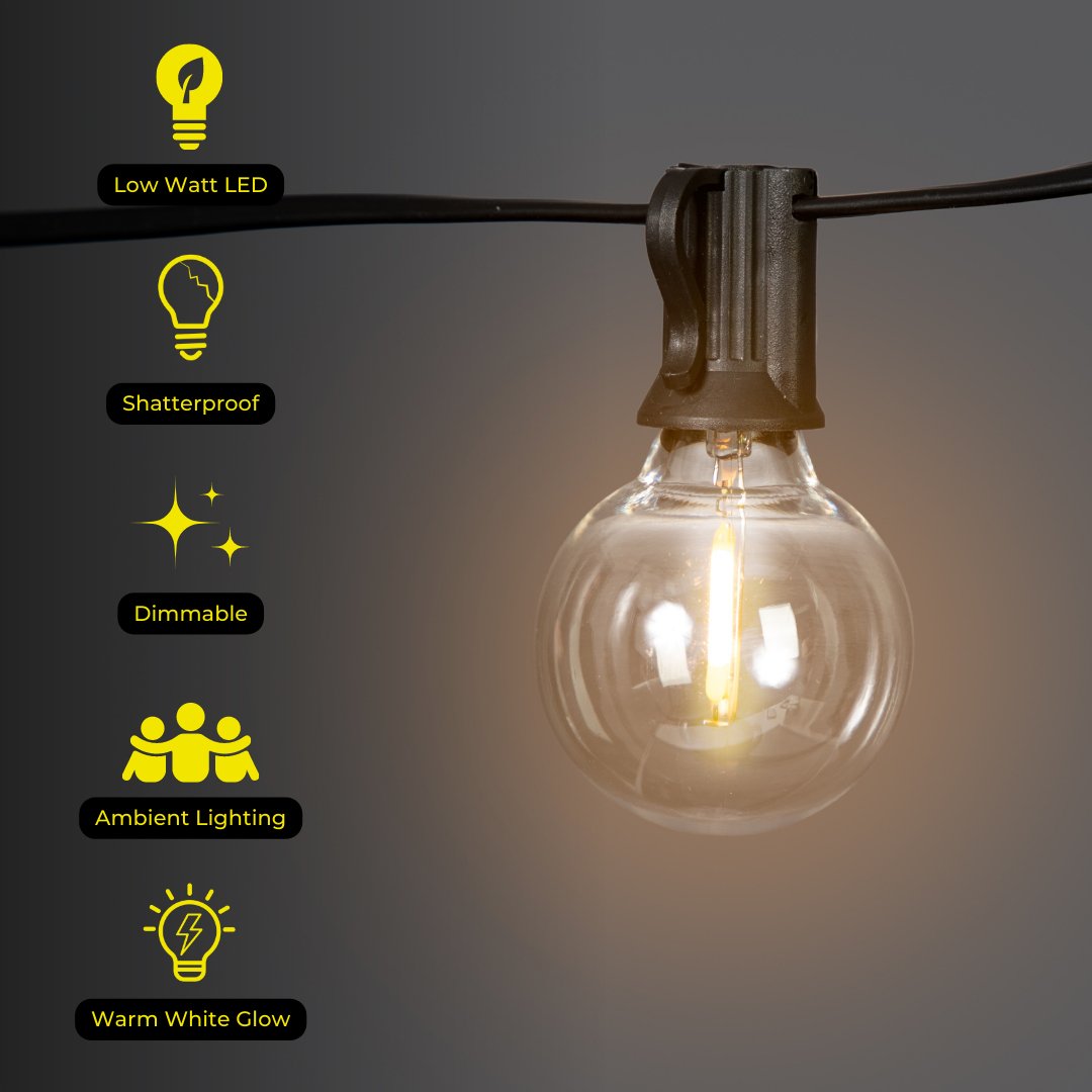 Litehouse Low Voltage Mini LED Replacement Bulbs - Classic LED Bulb (G40, E12, 5V) - Litehouse