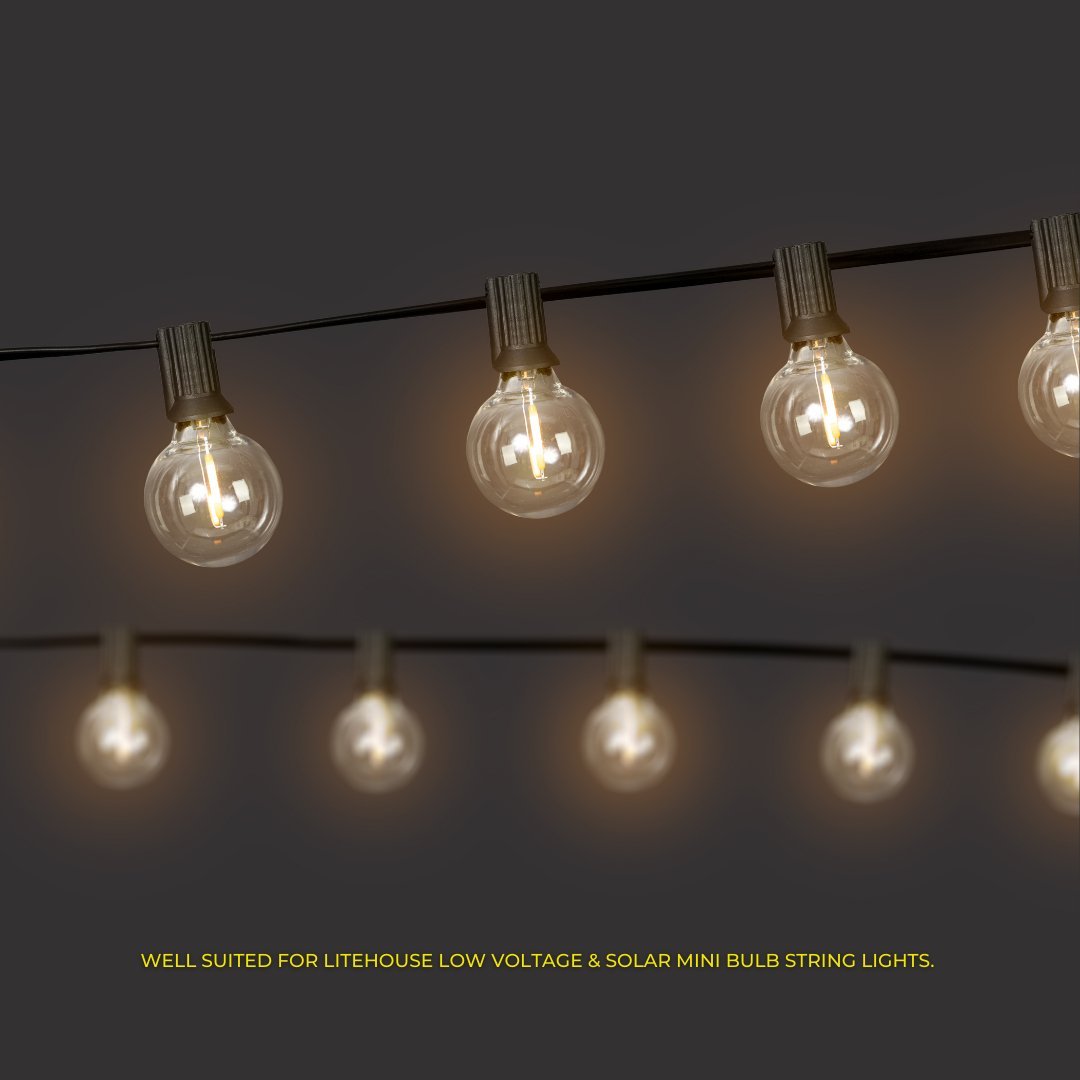 Litehouse Low Voltage Mini LED Replacement Bulbs - Classic LED Bulb (G40, E12, 5V) - Litehouse