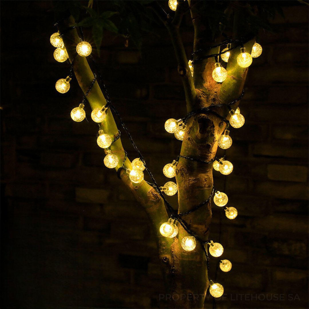 Litehouse Solar Outdoor LED Fairy Lights - Bubble Ball - Litehouse