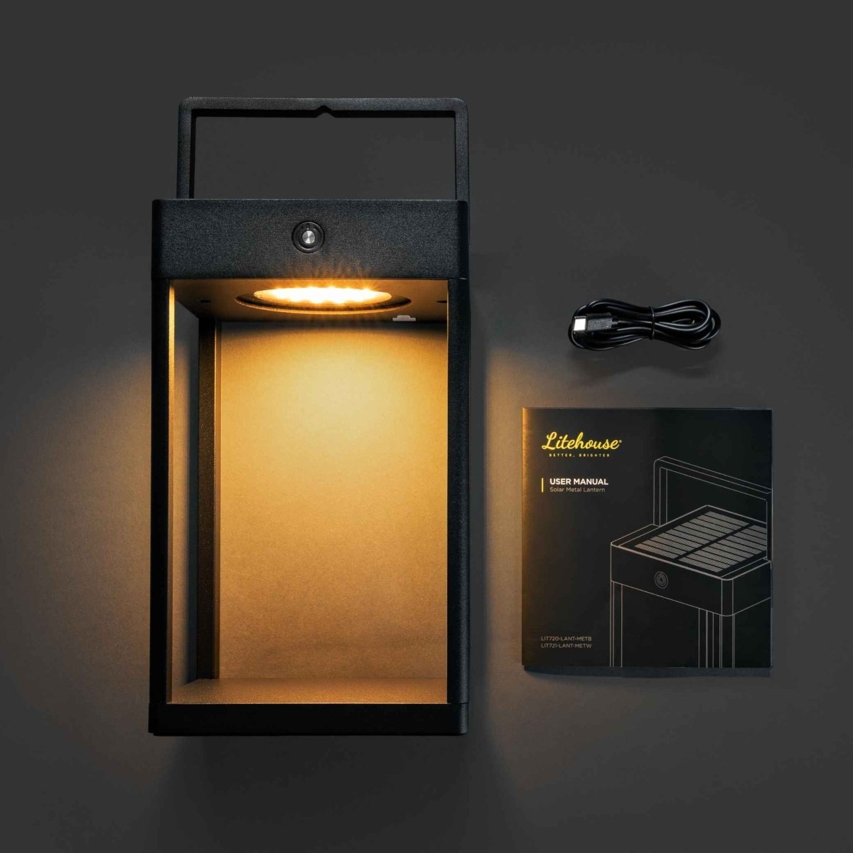Luxury Metal Solar Lantern - Litehouse (Pty) Ltd