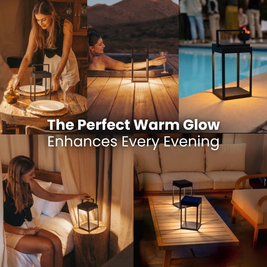 Outdoor Solar Lantern with Touch Control - Litehouse