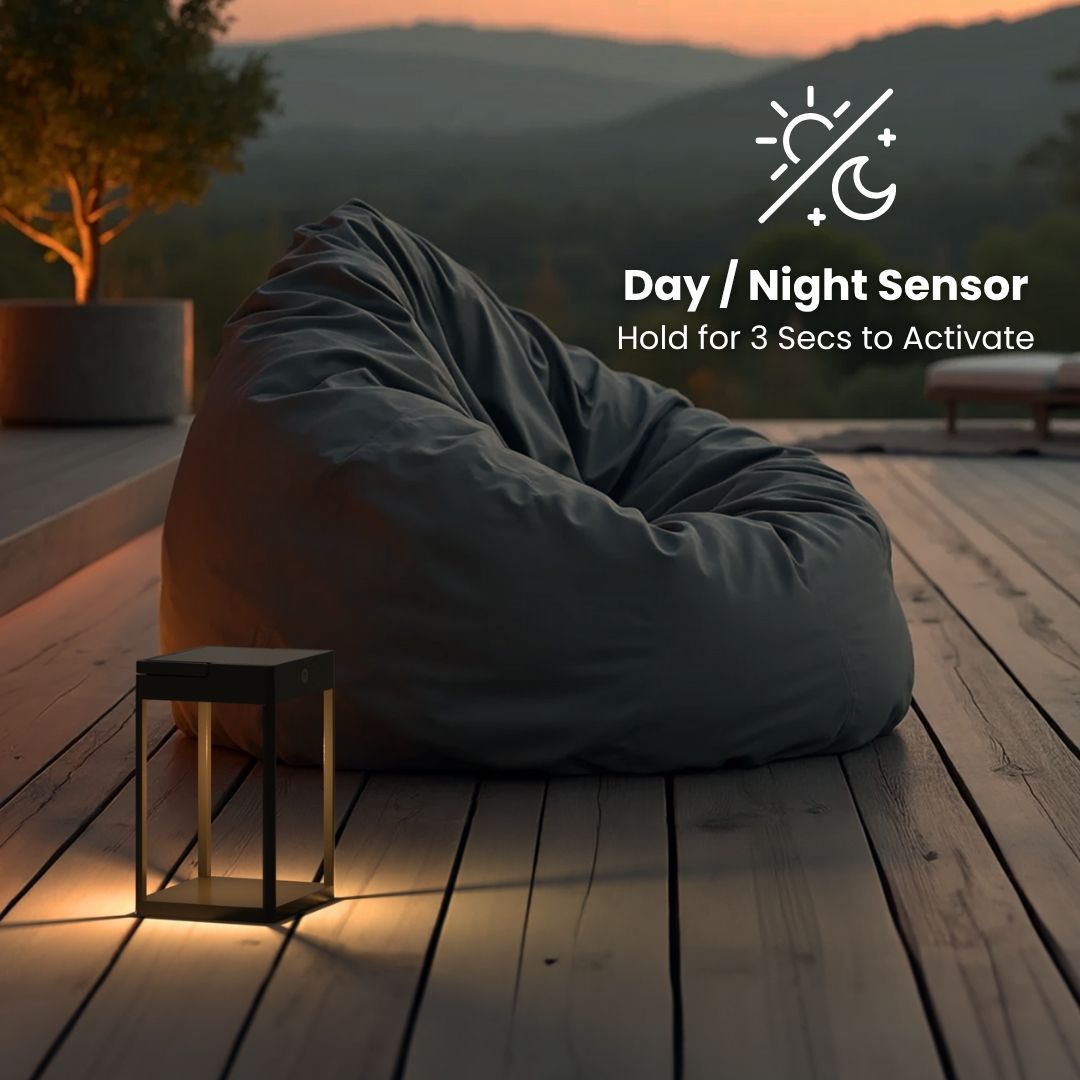 Outdoor Solar Lantern with Touch Control - Litehouse