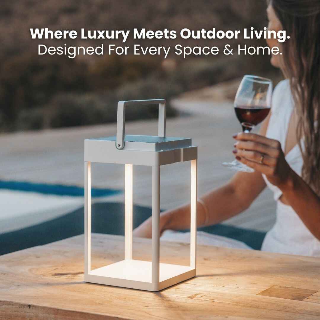 Outdoor Solar Lantern with Touch Control - Litehouse