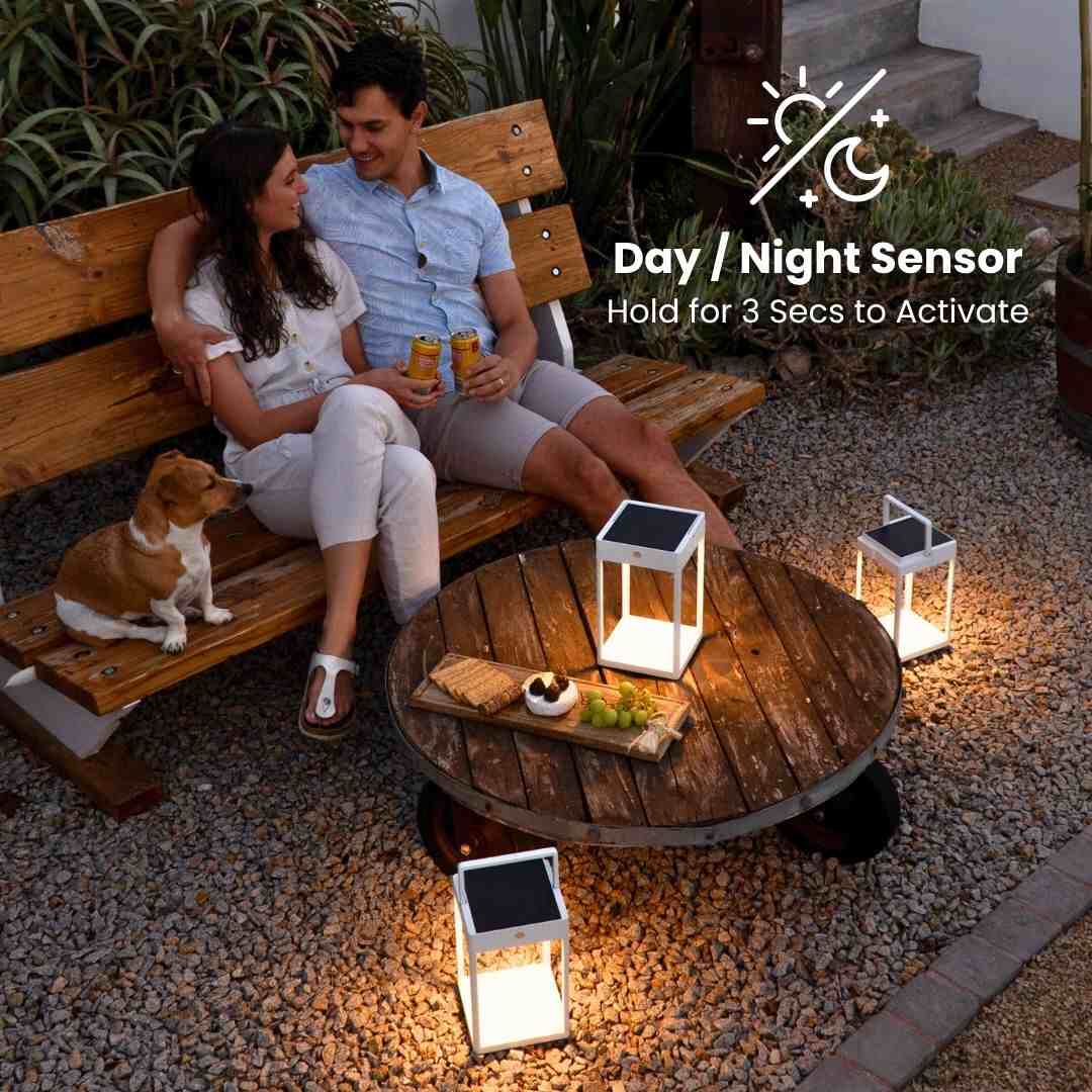 Outdoor Solar Lantern with Touch Control - Litehouse