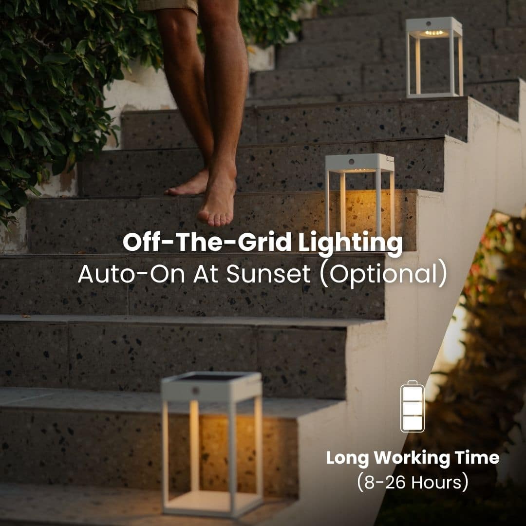 Outdoor Solar Lantern with Touch Control - Litehouse