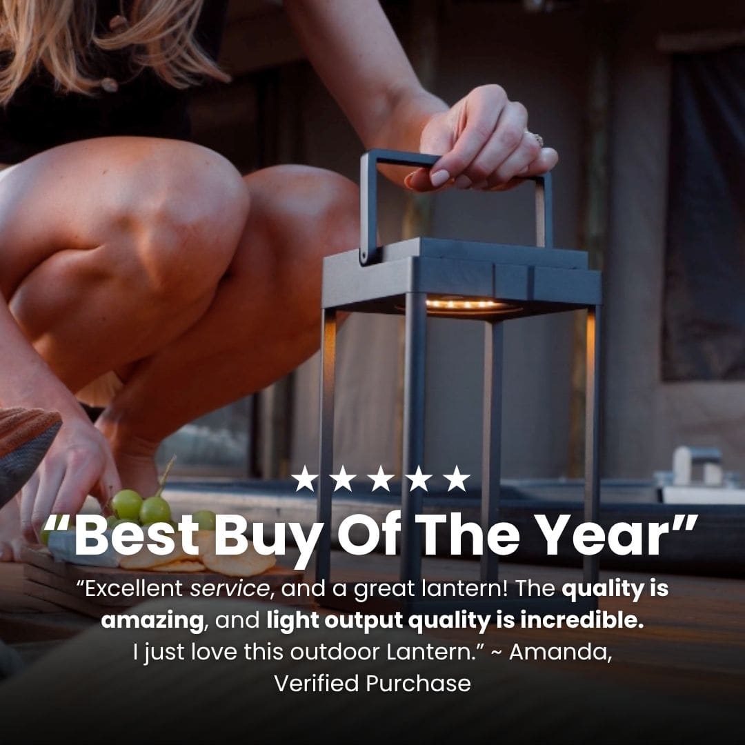 Outdoor Solar Lantern with Touch Control - Litehouse