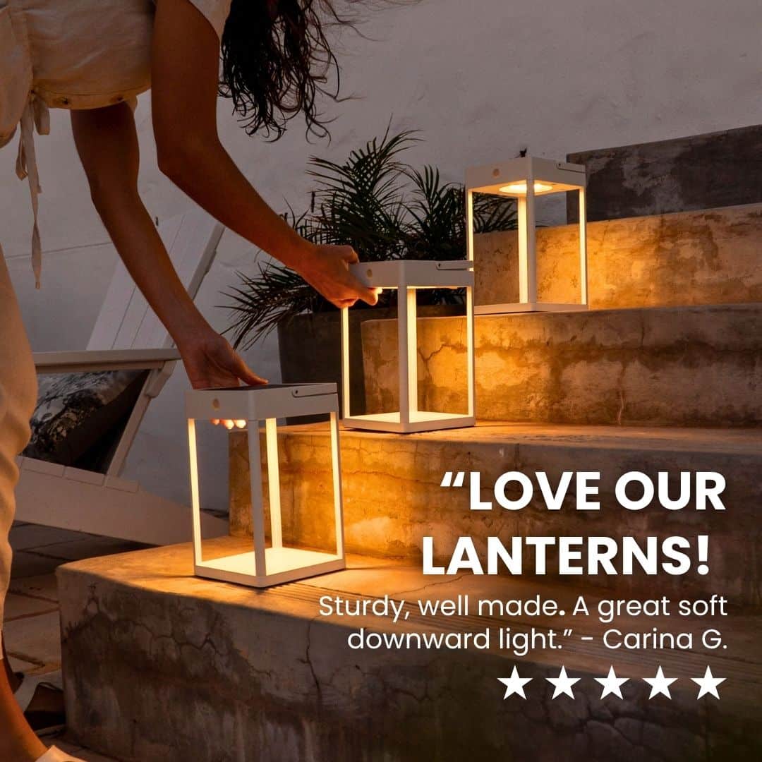 Outdoor Solar Lantern with Touch Control - Litehouse