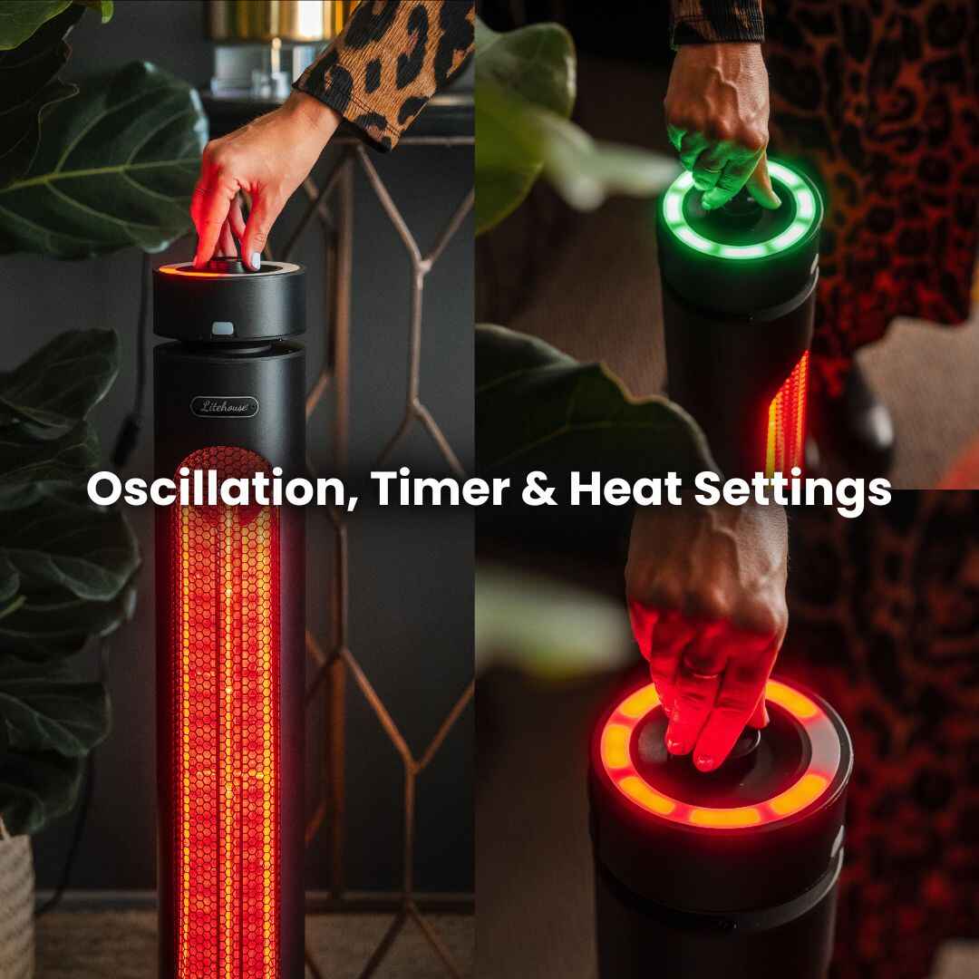 Plug - in Infrared Heater for Indoor & Outdoor - Litehouse (Pty) Ltd