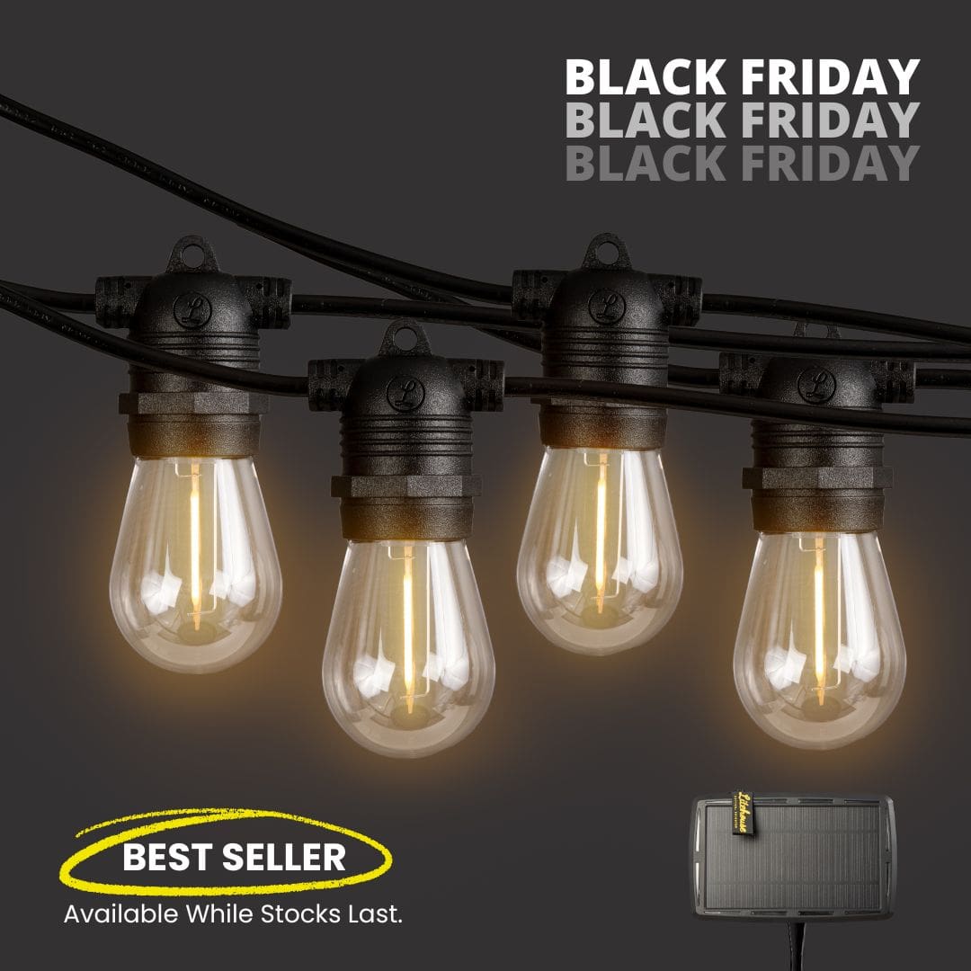 Solar Festoon Bulb String Lights - Litehouse (Pty) Ltd