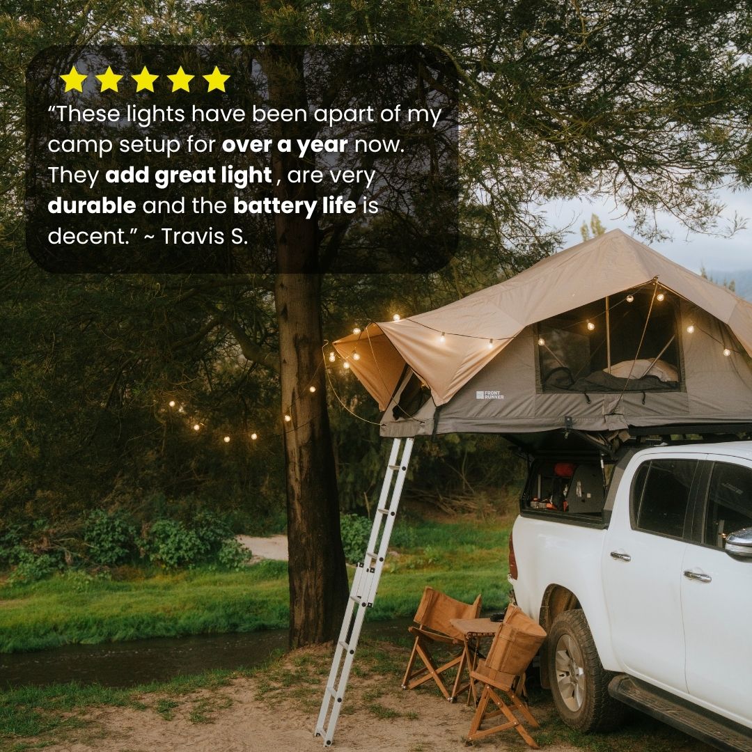 Solar Mini Outdoor Bulb String Lights - Classic LED Bulbs, Black - Litehouse (Pty) Ltd