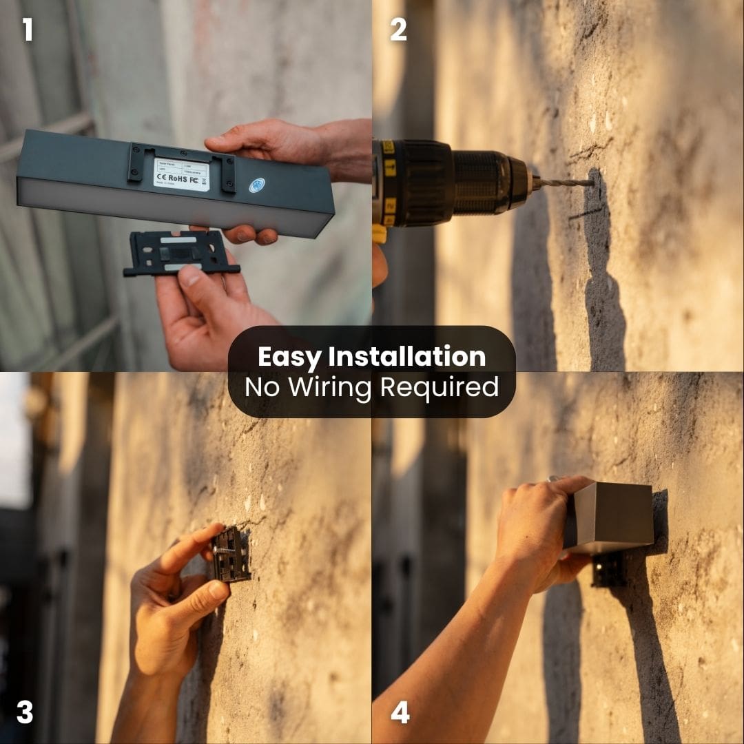 Solar Wall Light with Motion Sensor - Litehouse (Pty) Ltd