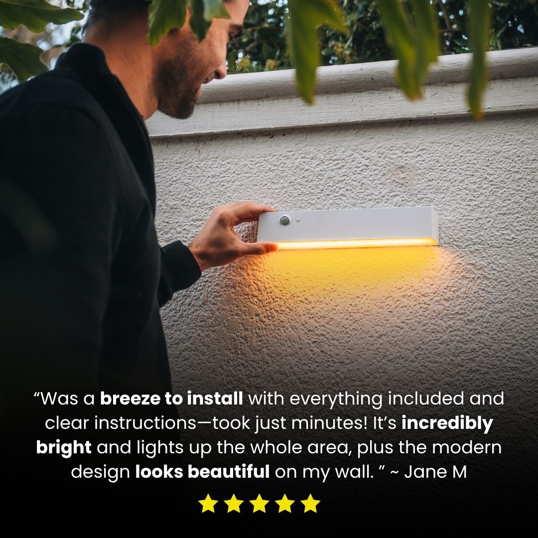 Solar Wall Light with Motion Sensor - Litehouse (Pty) Ltd