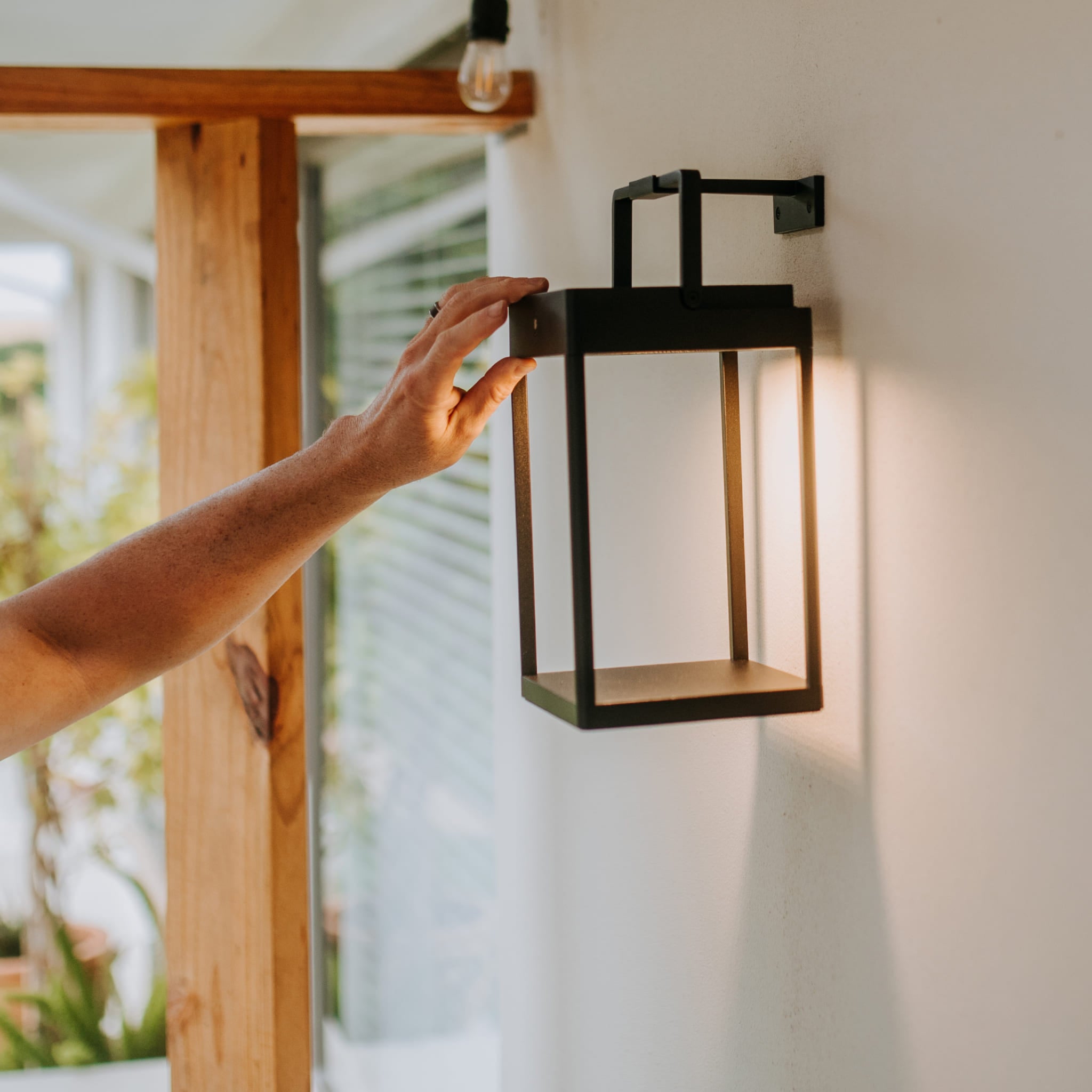 Mount your litehouse solar lantern onto a wall