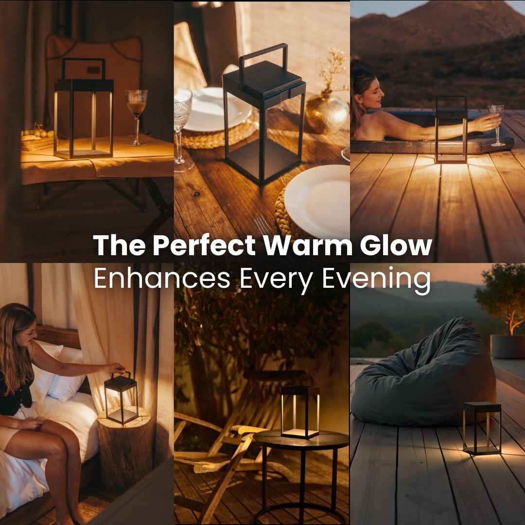 Outdoor Solar Lantern with Touch Control