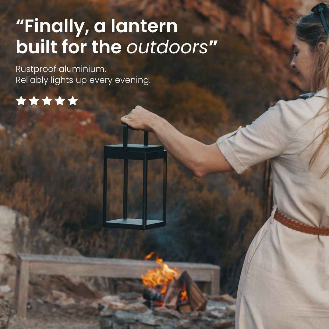 Outdoor Solar Lantern with Touch Control