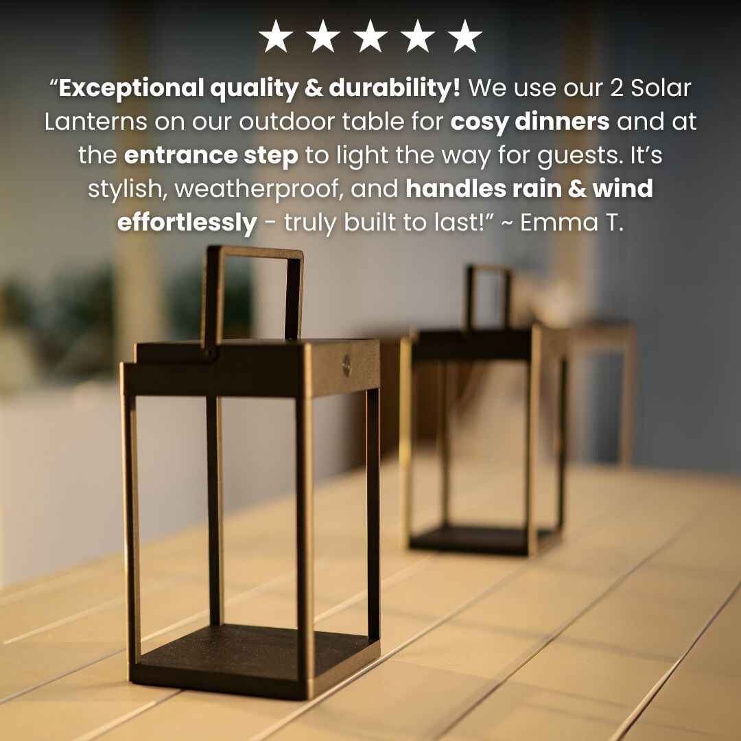 Outdoor Solar Lantern with Touch Control