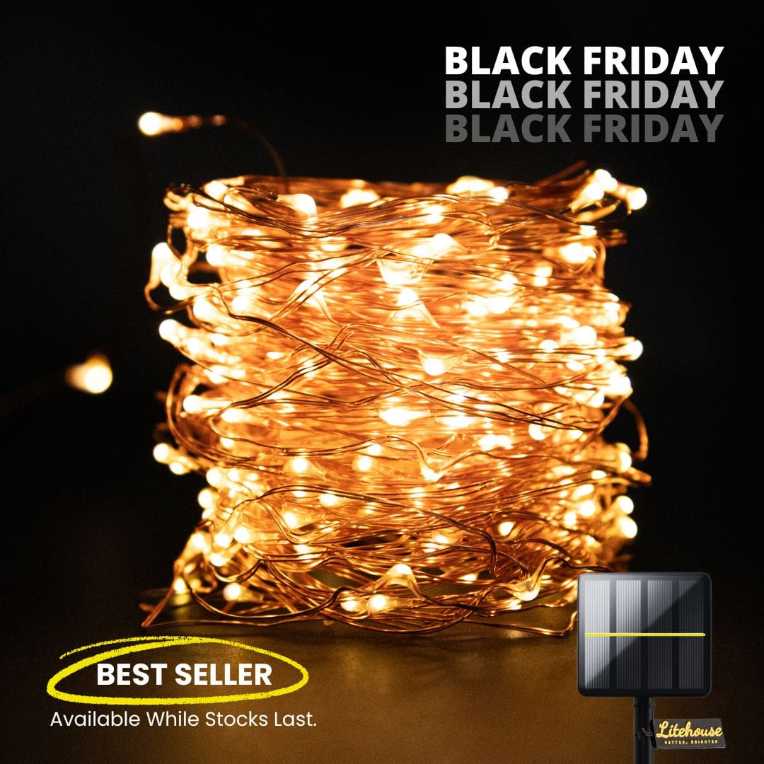 Copper Wire Solar Fairy Lights - Litehouse (Pty) Ltd