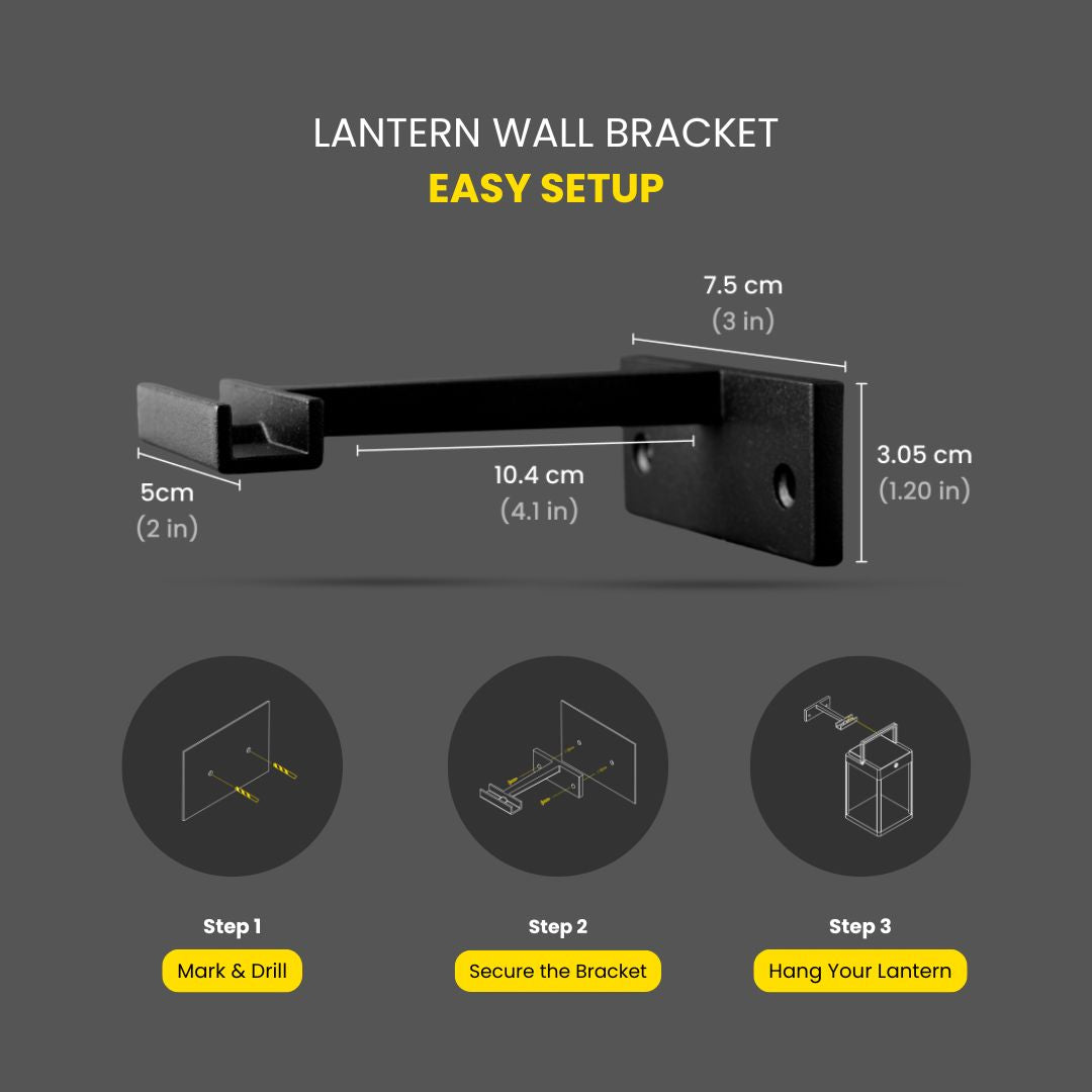 Lantern Wall Mount Bracket - Litehouse (Pty) Ltd
