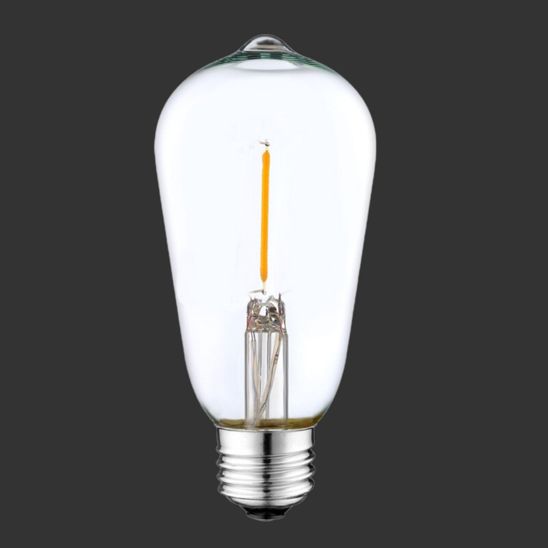 Litehouse Solar Festoon Replacement Bulb - Vintage LED Bulb (ST64, E27, 5V) - Litehouse