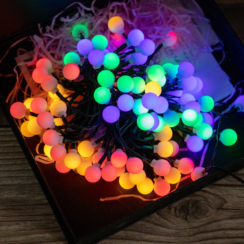 Litehouse Solar Outdoor LED Fairy Lights - Colourful Bubble Ball - Litehouse