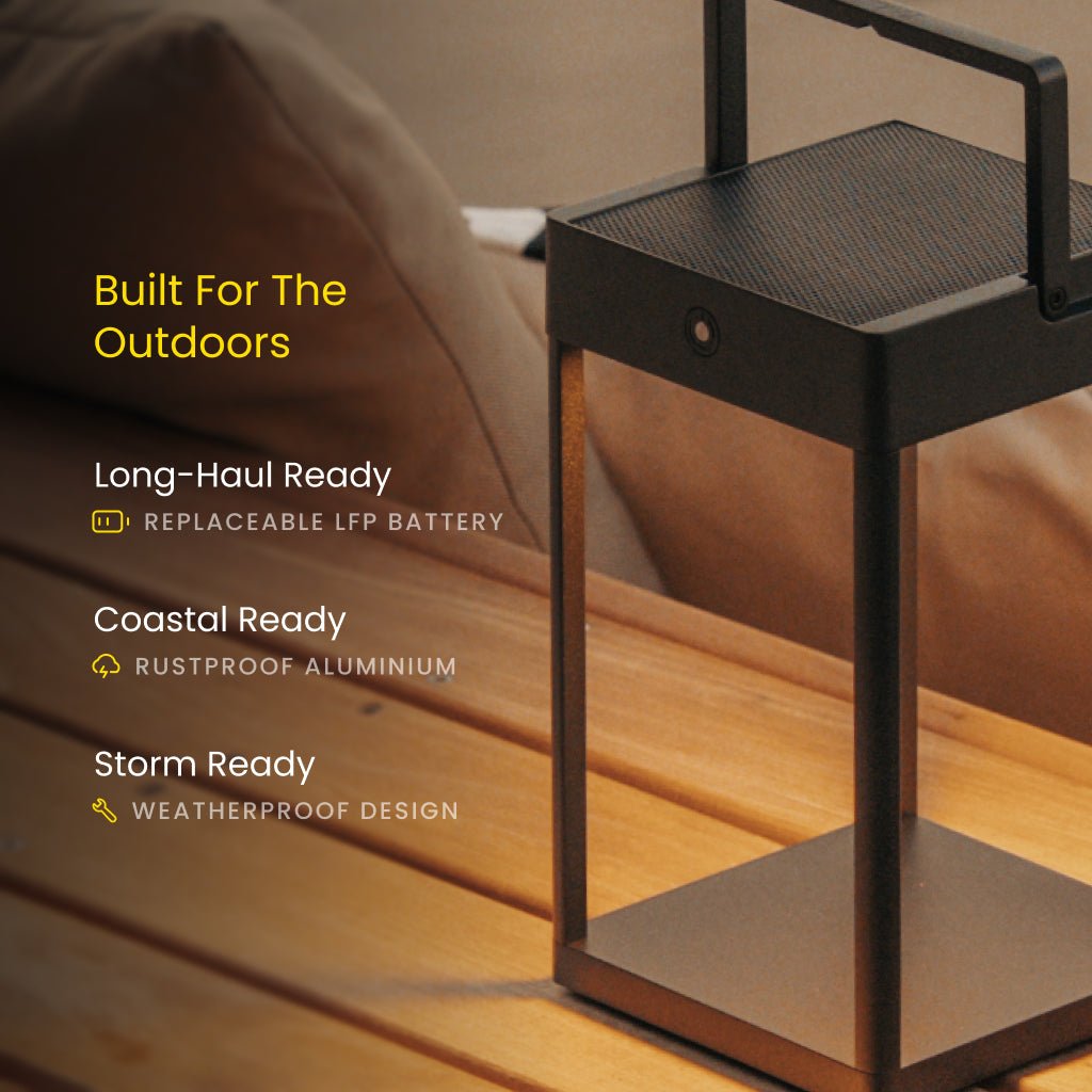 Luxury Metal Solar Lantern - Litehouse (Pty) Ltd