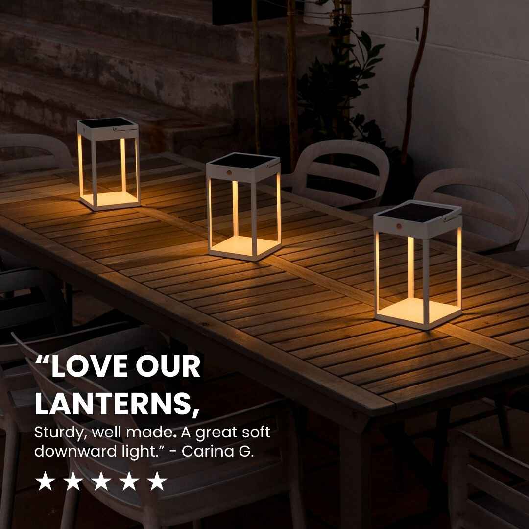 Outdoor Solar Lantern with Touch Control - Litehouse