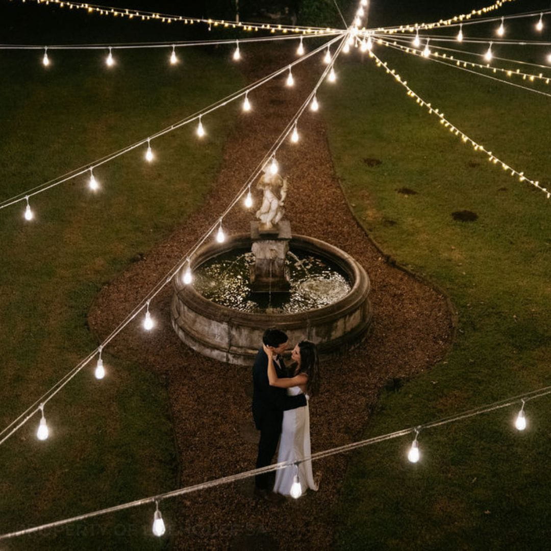 Plug - In Festoon Bulb String Lights - White - Litehouse (Pty) Ltd