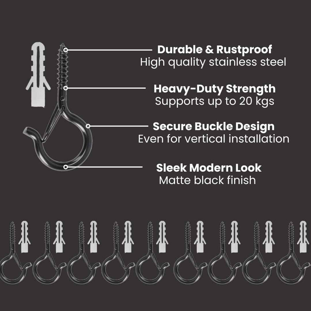 Stainless Steel Setup Hooks for Bulb String | Litehouse